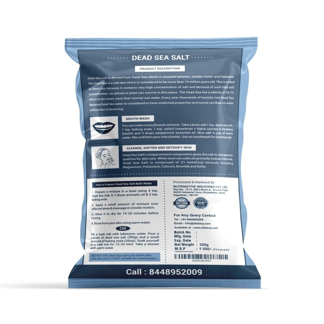 NutroActive Dead Sea Salt - 200g