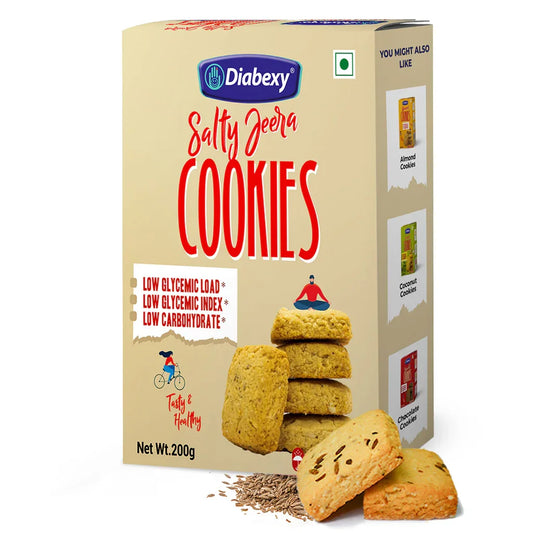 Diabexy Jeera Cookies Salted - 200g