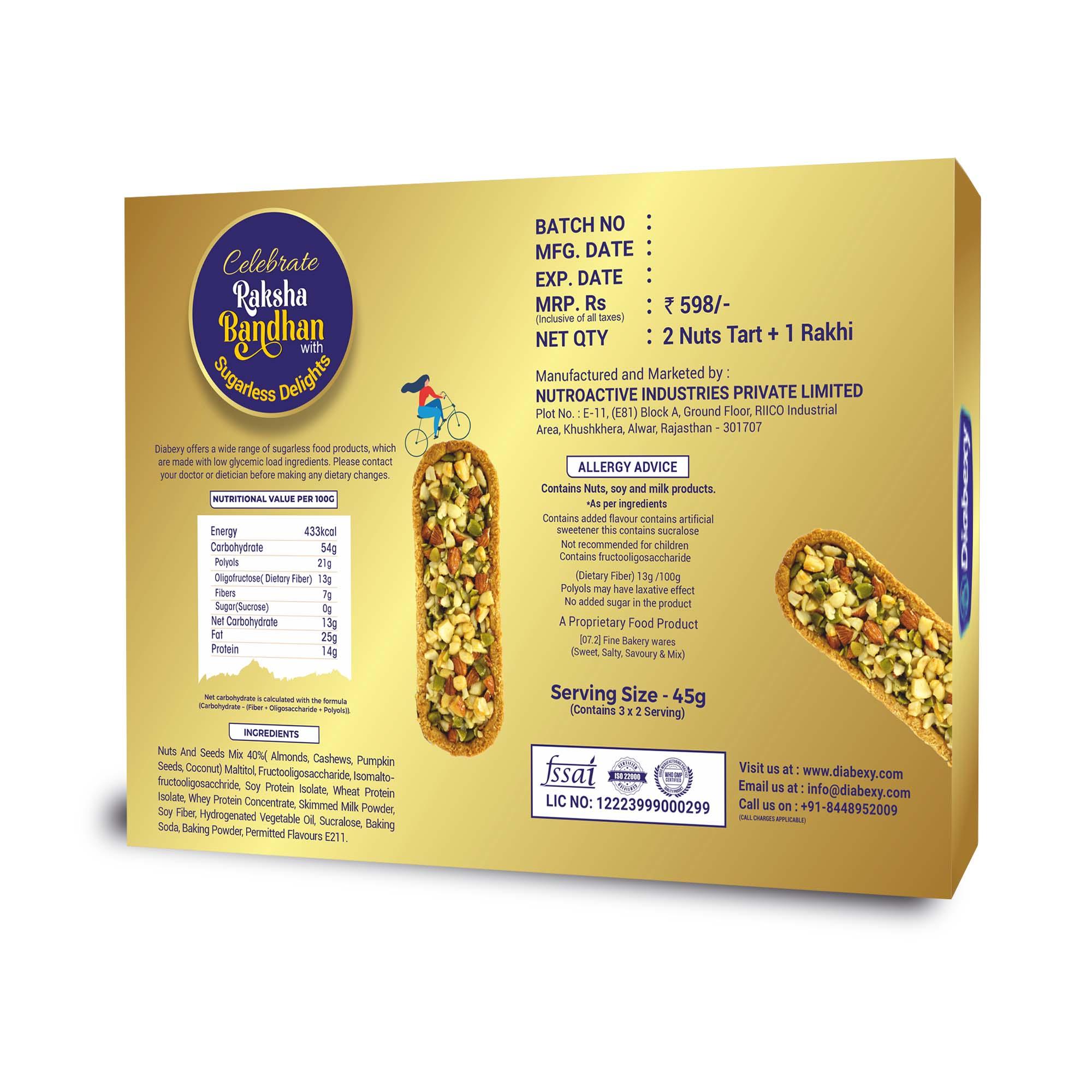 Diabexy Rakhi Special Sweet Gift | SugarLess Gifting