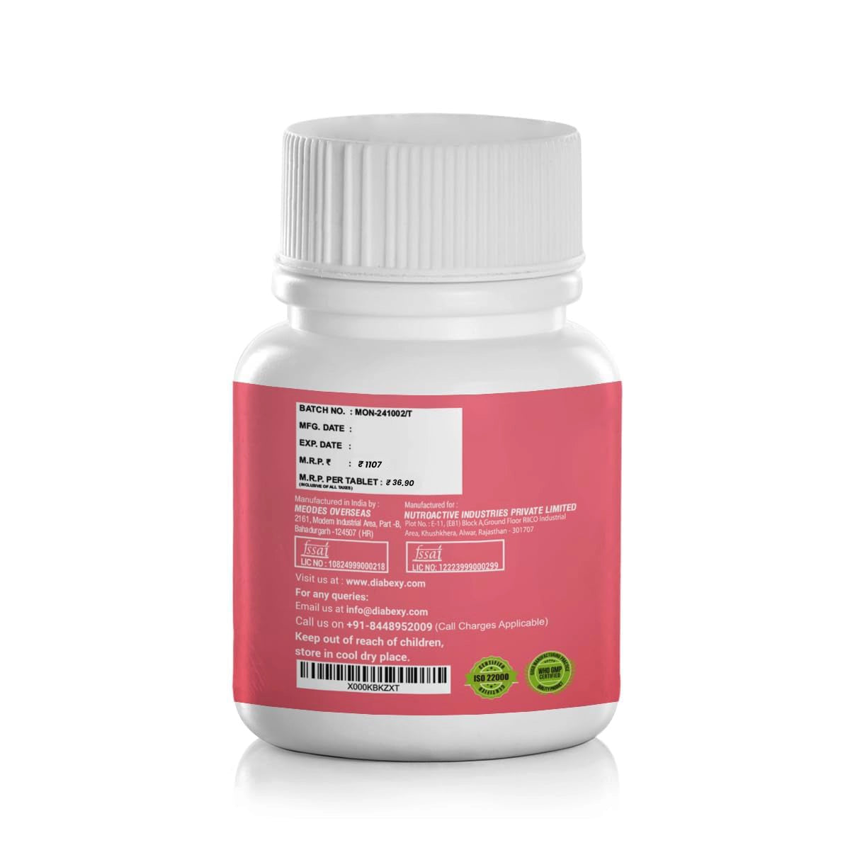 Nutroactive Lipolyzer Hips & Thighs Weight Management Pills 30 Tablets