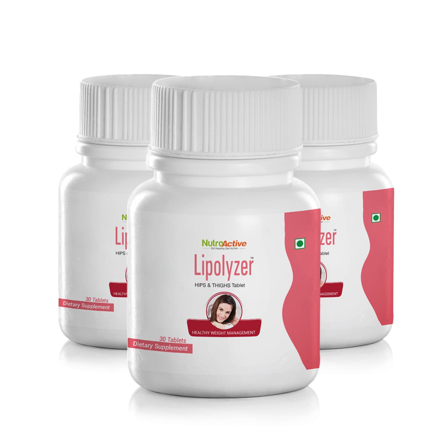 Nutroactive Lipolyzer Hips & Thighs Weight Management Pills 30 Tablets