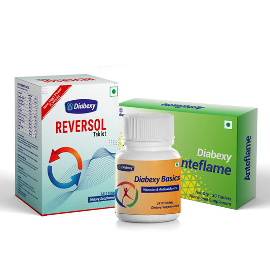 Diabexy Nutrition Combo (Reversol, Basics, Anteflame)