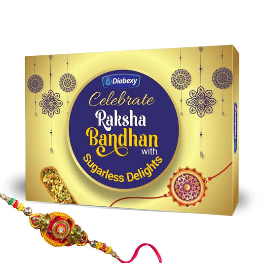 Diabexy Rakhi Special Sweet Gift | SugarLess Gifting